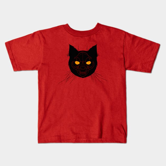 Behind the Fur Kids T-Shirt by braincase